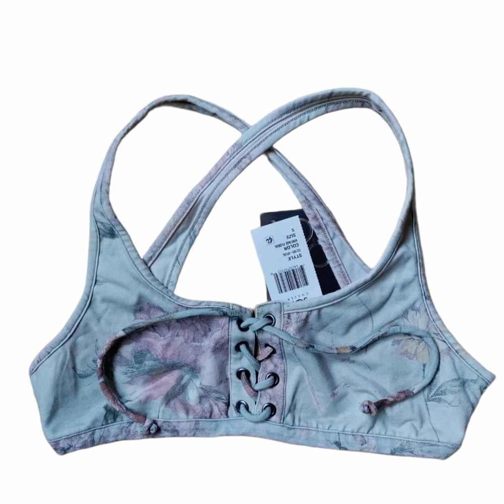 Chaser S bralette nwt floral cotton